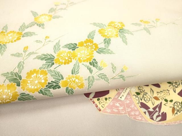 友禅 女人枝花文