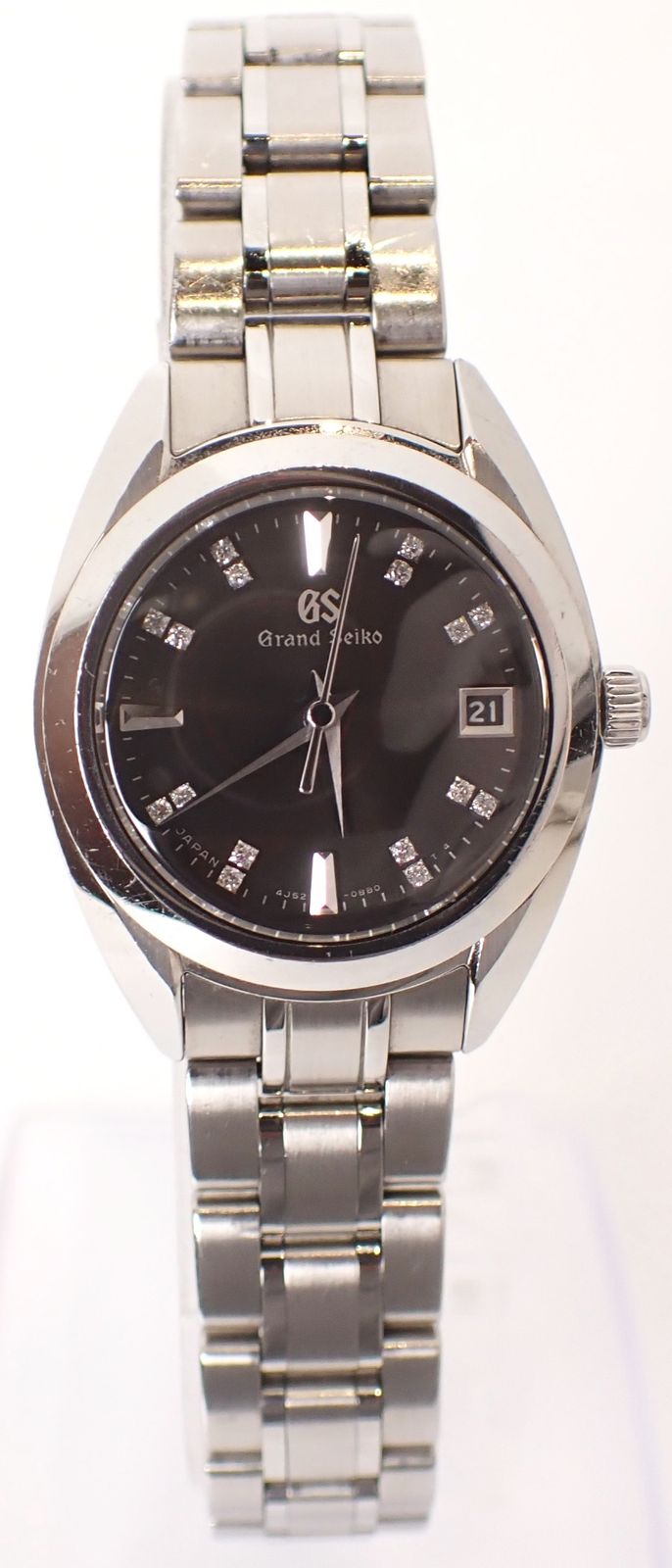 Grand Seiko グランドセイコー エレガンス 4 J 52-0 AC 0 STGF 373 SS QZ クォーツ ステンレス グレー文字盤 レディース