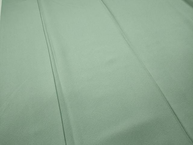 上質な色無地 錆青磁色