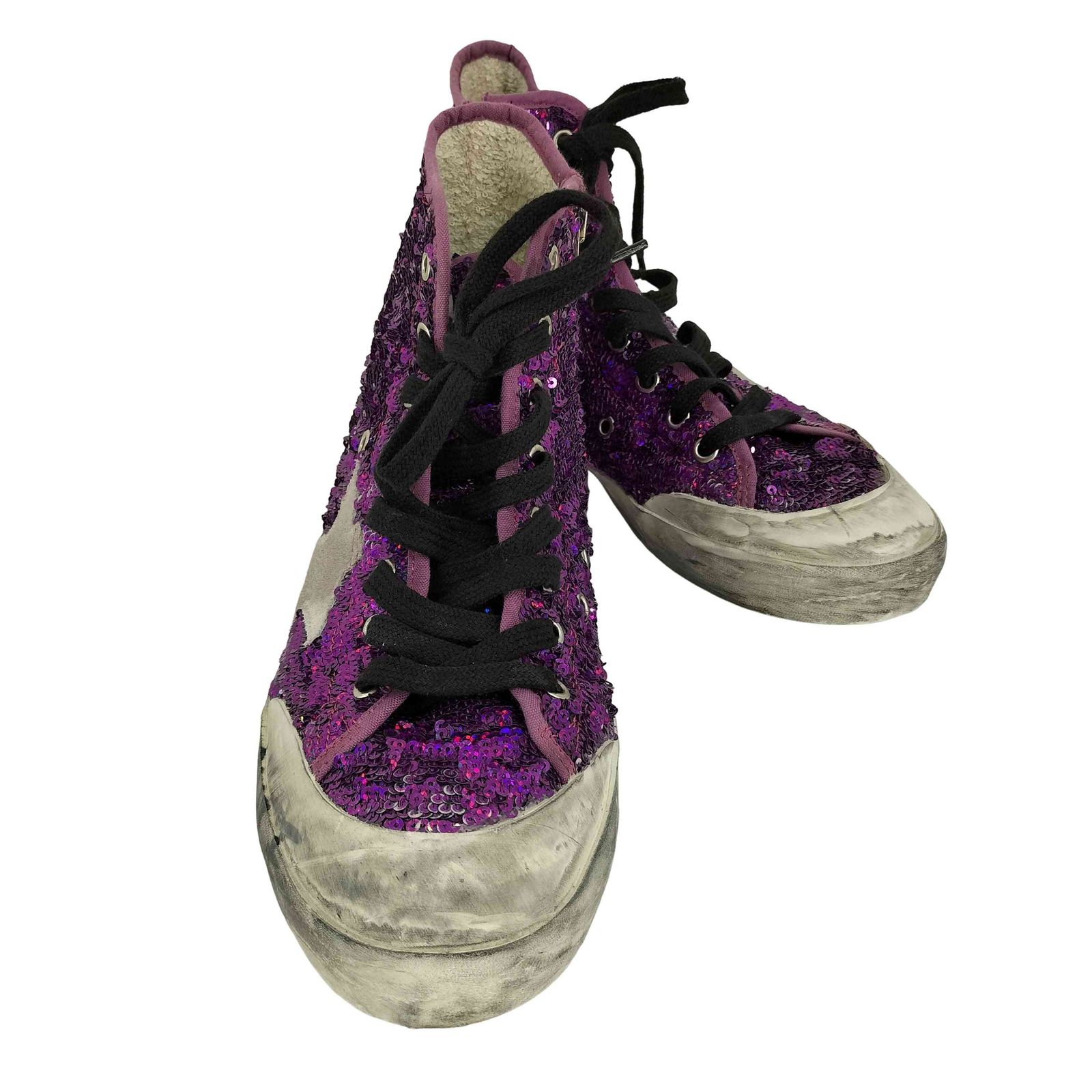 ゴールデングース グリッターハイカット スニーカー ゴールデングース GOLDEN GOOSE グリッター ラメ ハイカット