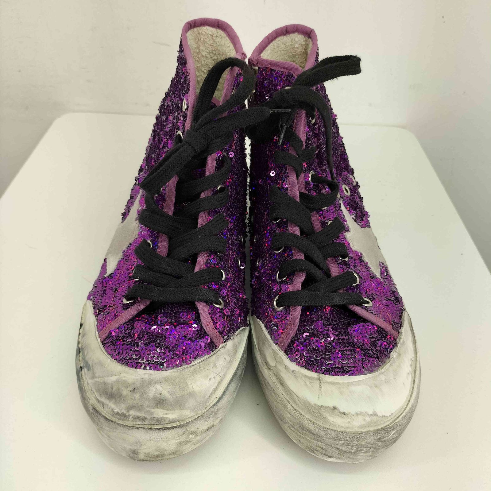 ゴールデングース GOLDEN GOOSE グリッター ラメ ハイカット