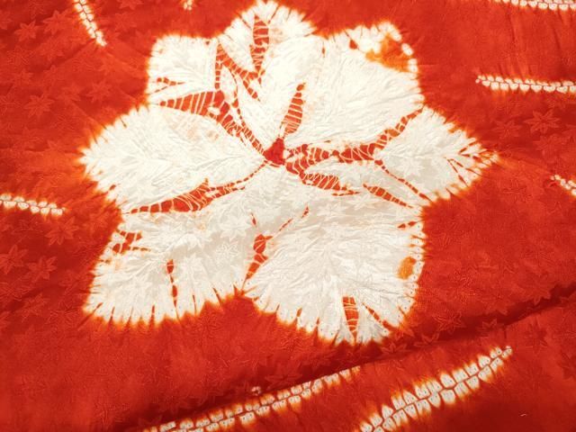 平和屋着物○長襦袢 袷 絞り 流水舞花文 正絹 逸品 CABA8351ut - メルカリ