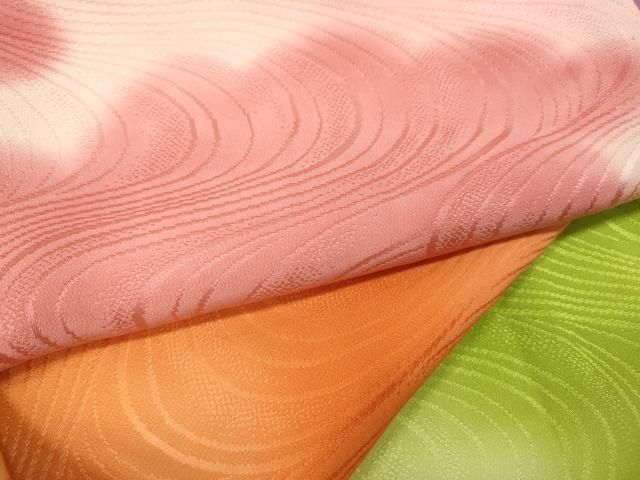 平和屋着物 長襦袢 袷 霞文 正絹 ut