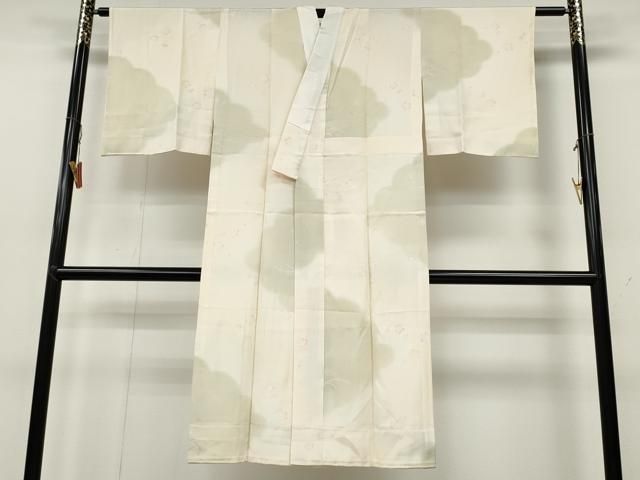 平和屋着物 長襦袢 無双仕立て 芝草舞桜 暈し染め 正絹 ut