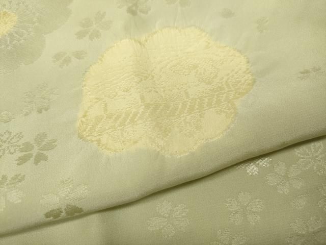  平和屋着物 長襦袢 袷 絞り 風景舞花地紋 正絹 ut 長襦袢 長襦袢 半襦袢