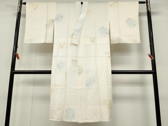 平和屋着物 長襦袢 無双仕立て 瓢箪花文 暈し染め 正絹 ut