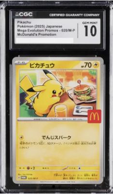 CGC 10（PSA 10 相当） ピカチュウ マクドナルド マクド プロモ 020