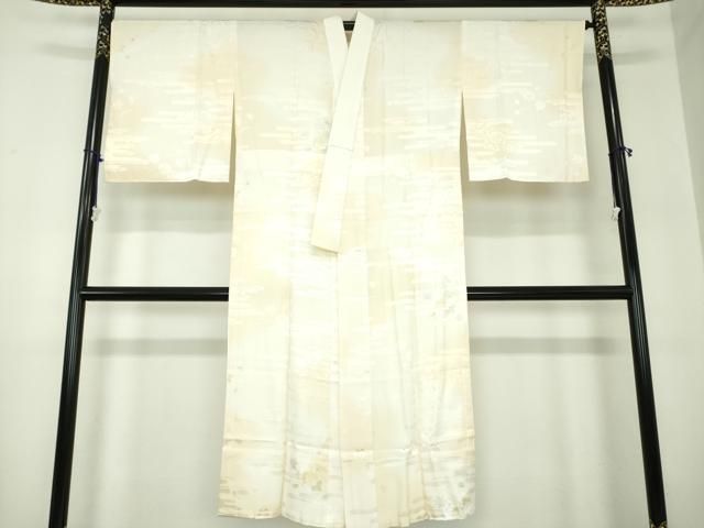 平和屋着物●上質な長襦袢　無双仕立て　作家物　花の詩　暈し染め　京都きもの友禅扱い　正絹　逸品　未使用　DABA1431ps 平和屋着物○上質な長襦袢 無双仕立て 作家物 花の詩 暈し