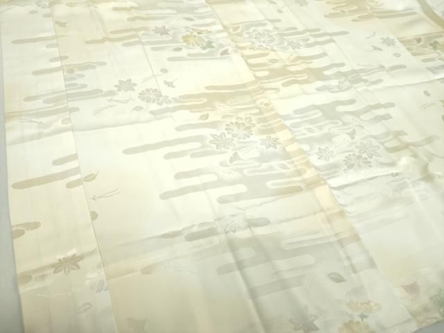 平和屋着物○上質な長襦袢 無双仕立て 作家物 花の詩 暈し