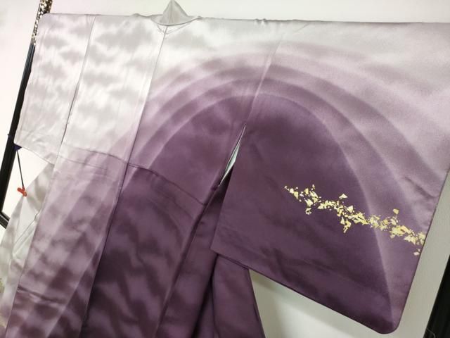 平和屋着物○皇室献上作家 北出与三郎 訪問着 箔散らし文 暈し染め