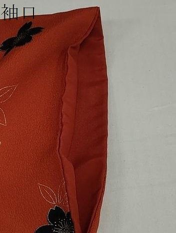 平和屋着物○小振袖 二尺袖 舞桜文 金彩 洗える着物 DAAZ7660ud - メルカリ