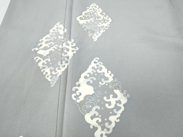  平和屋着物 大正の浮世絵師 竹久夢二 夢二ロマン 訪問着 駒刺繍 菱立波文 正絹 ut 訪問着 付け下げ 着物