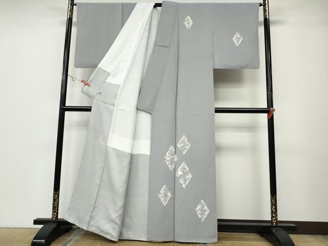 平和屋着物 大正の浮世絵師 竹久夢二 夢二ロマン 訪問着 駒刺繍 菱立波文 正絹 ut