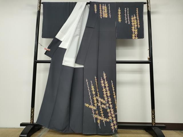 平和屋着物 訪問着 作家物 枝花文 正絹 ut