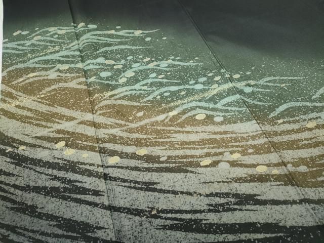 立波文 暈し染め