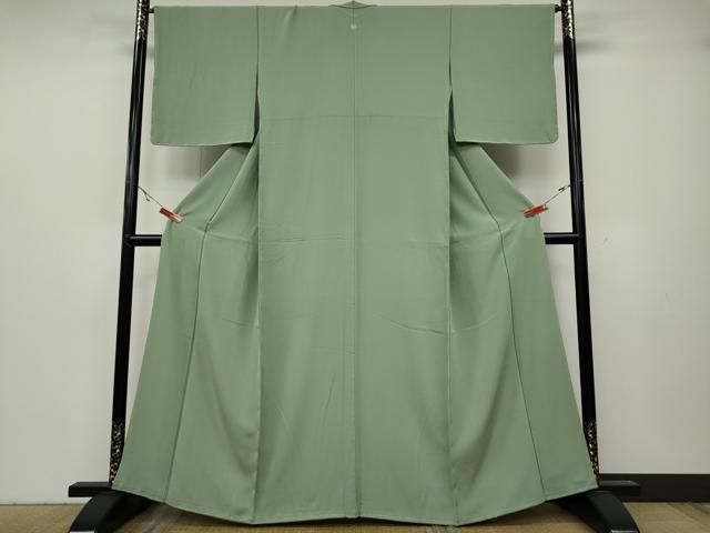 平和屋着物 上質な色無地 裏葉柳色 正絹 ut