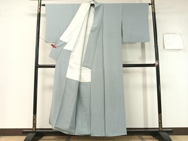  平和屋着物 上質な色無地 秘色色 正絹 vp 色無地 着物