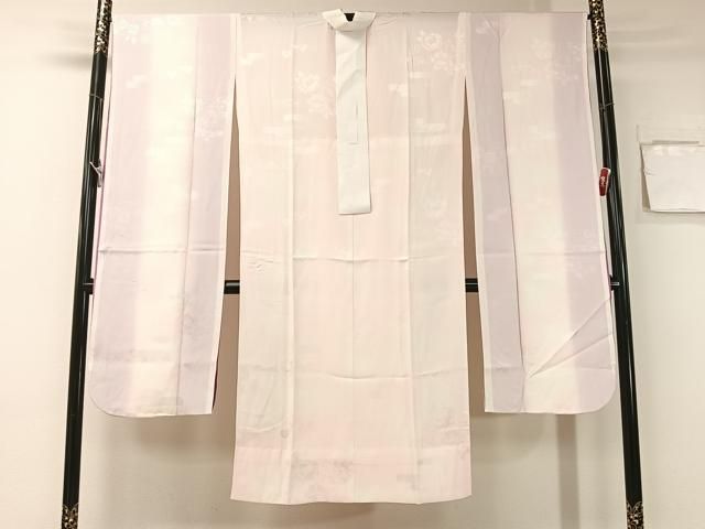 平和屋着物 振袖用長襦袢 無双仕立て 霞花地紋 暈し染め 半衿刺繍 正絹 vp