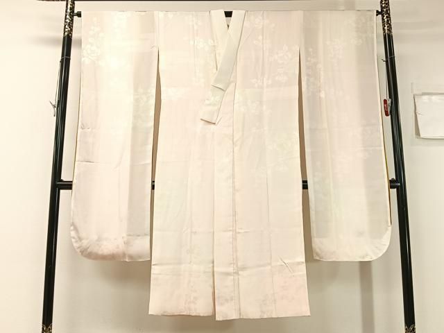 平和屋着物 振袖用長襦袢 袷 枝花地紋 暈し染め 正絹 vp