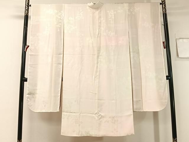 平和屋着物 振袖用長襦袢 袷 枝花地紋 暈し染め 正絹 vp