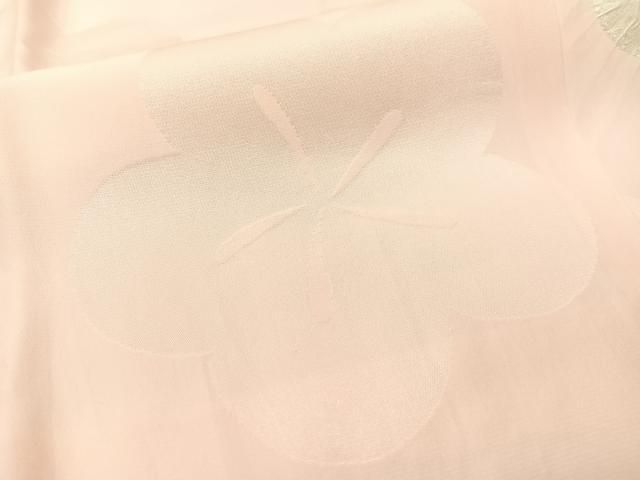  平和屋着物 振袖用長襦袢 袷 絞り 梅地紋 正絹 vp 長襦袢 長襦袢 半襦袢