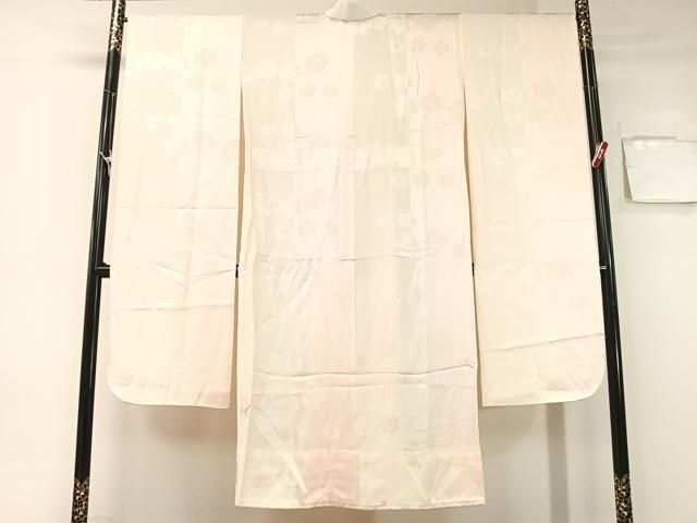 平和屋着物 振袖用長襦袢 無双仕立て 舞花地紋 暈し染め 正絹 vp