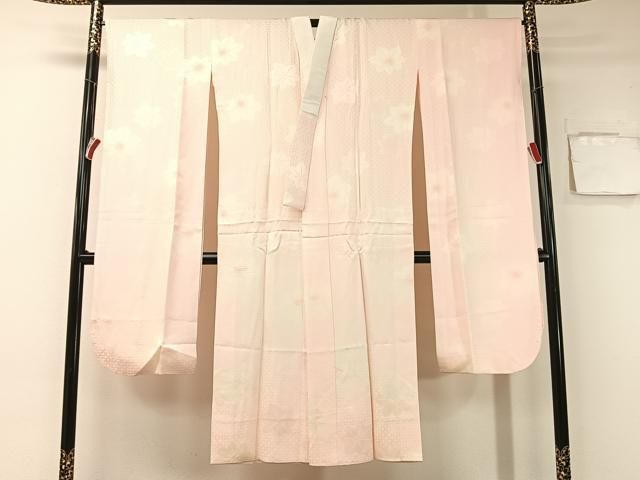 平和屋着物 振袖用長襦袢 袷 絞り 楓地紋 暈し染め 正絹 vp