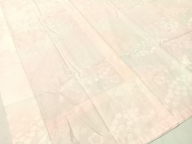 無双仕立て 飛鶴花地紋