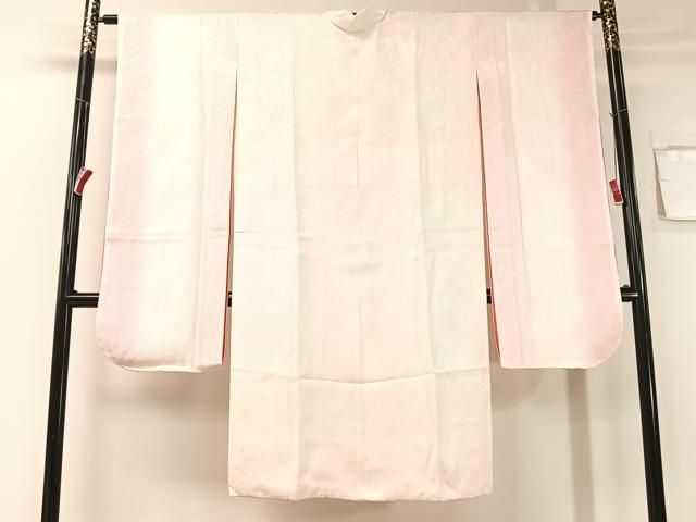 平和屋着物 振袖用長襦袢 袷 雪輪花地紋 暈し染め 半衿刺繍 正絹 vp