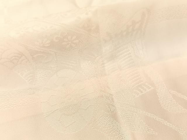 無双仕立て 御所車熨斗花地紋