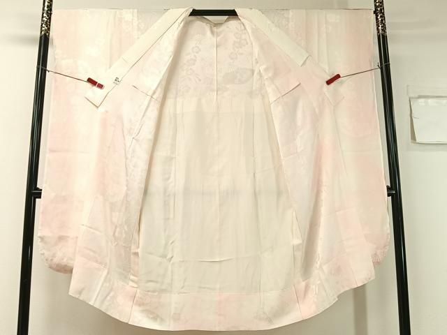 流水扇面花地紋 暈し染め