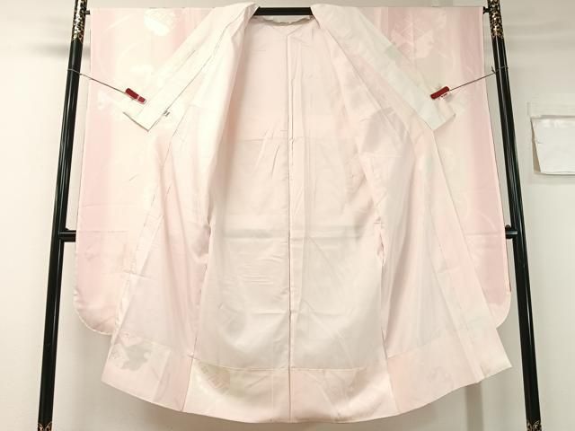  平和屋着物 振袖用長襦袢 袷 雪輪花菱地紋 暈し染め 松坂屋扱い 正絹 vp 長襦袢 長襦袢 半襦袢