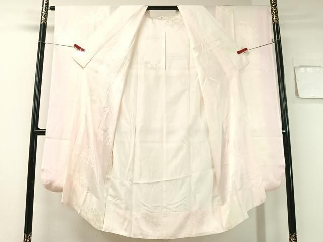 平和屋着物○振袖用長襦袢 無双仕立て 霞花地紋 暈し染め 半