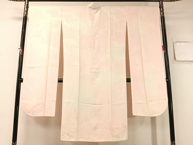 平和屋着物 振袖用長襦袢 袷 雲取り飛鶴地紋 暈し染め 正絹 vp