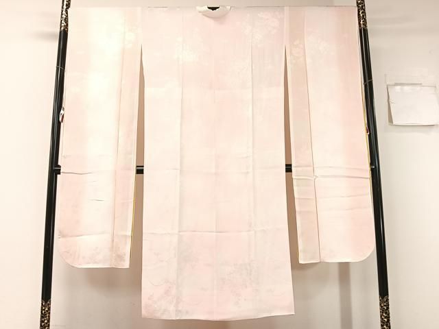 平和屋着物 振袖用長襦袢 無双仕立て 貝桶花地紋 暈し染め 正絹 vp