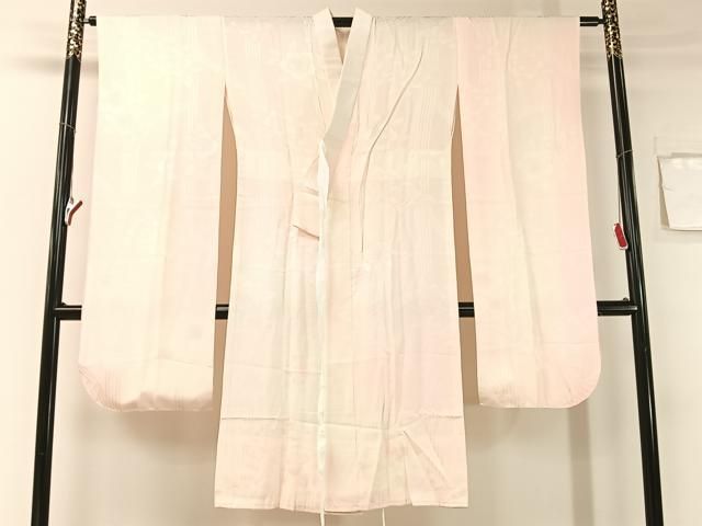 平和屋着物 振袖用長襦袢 無双仕立て 草花地紋 暈し染め 正絹 vp