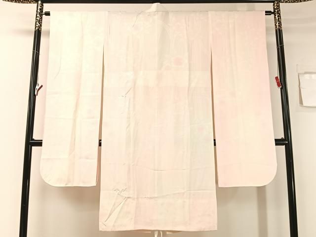 平和屋着物 振袖用長襦袢 無双仕立て 草花地紋 暈し染め 正絹 vp