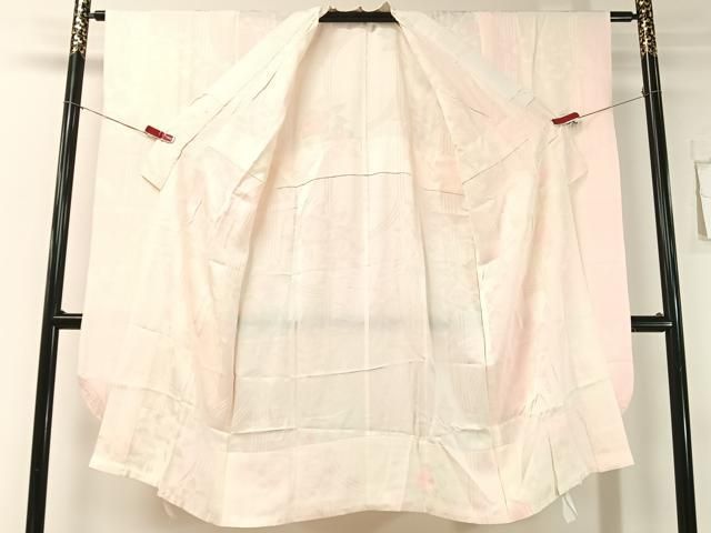  平和屋着物 振袖用長襦袢 無双仕立て 草花地紋 暈し染め 正絹 vp 長襦袢 長襦袢 半襦袢