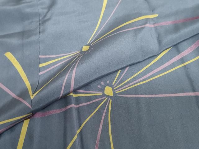  平和屋着物 長襦袢 無双仕立て 松葉文 正絹 ud 長襦袢 長襦袢 半襦袢