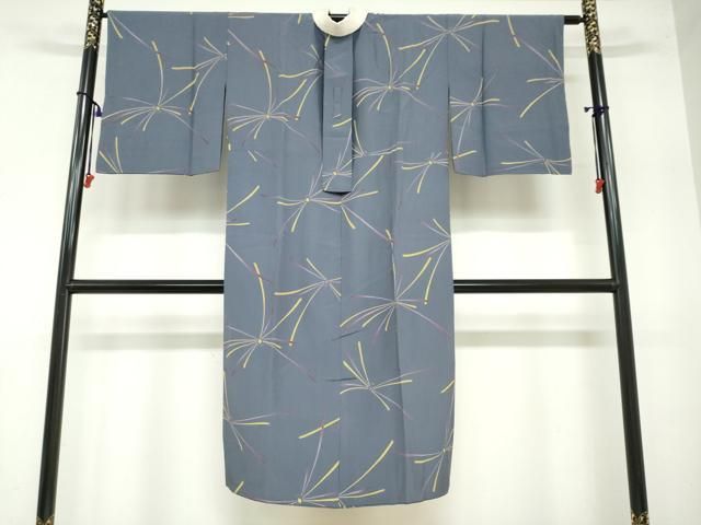 平和屋着物 長襦袢 無双仕立て 松葉文 正絹 ud