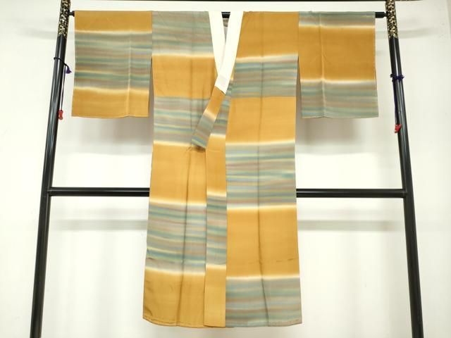 平和屋着物 長襦袢 袷 霞文 暈し染め さが美扱い 正絹 ud