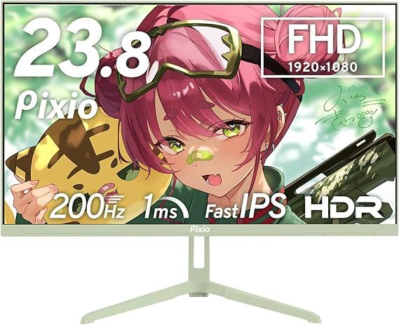 Pixio PX 248 WAVEMT 液晶ディスプレイ 23 8インチ ミントグリーン