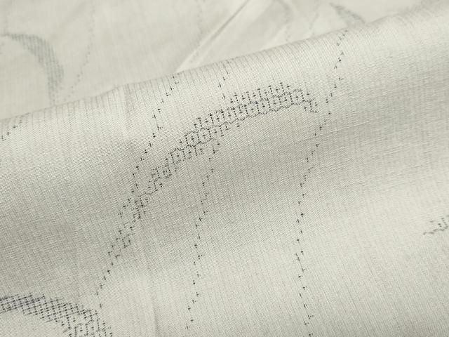  平和屋着物 結城紬 100亀甲 秋草文 ますいわ屋扱い 正絹 ud 紬 着物