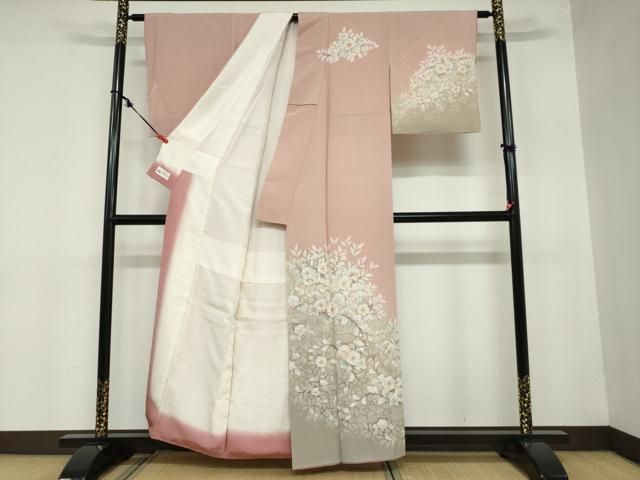 平和屋着物 訪問着 絞り 辻が花 暈し染め やまと誂製 正絹 ud