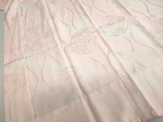 無双仕立て 立涌草花丸地紋