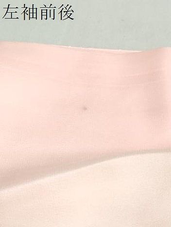  平和屋着物 振袖用長襦袢 無双仕立て 流水舞花地紋 暈し染め 半衿刺繍 正絹 ud 長襦袢 長襦袢 半襦袢