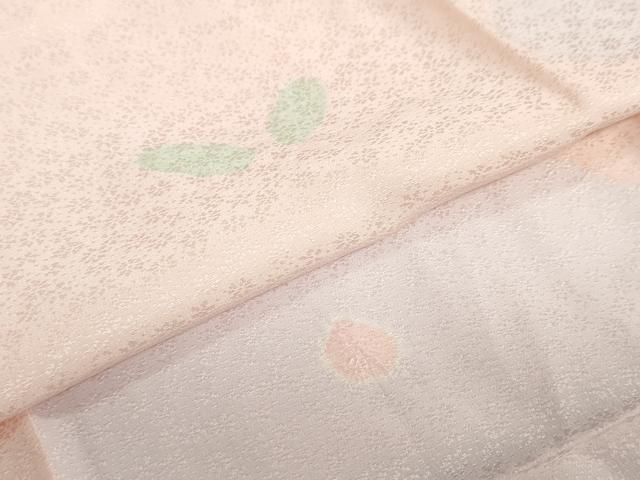 平和屋着物○長襦袢 袷 道長舞花文 さが美扱い 正絹 逸品 未使用