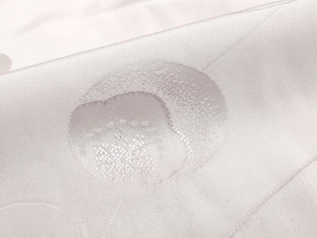 平和屋着物○長襦袢 無双仕立て 絞り 草花丸地紋 ますいわ屋扱い 正絹