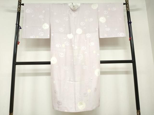 平和屋着物 長襦袢 無双仕立て 絞り 草花丸地紋 ますいわ屋扱い 正絹 ud