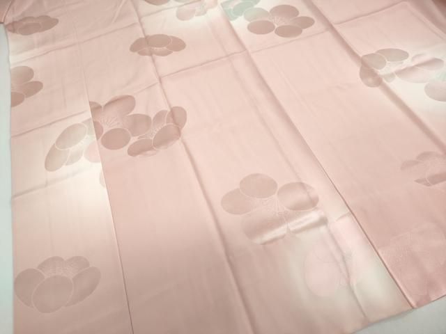 平和屋着物○長襦袢 無双仕立て 舞梅地紋 暈し染め 正絹 逸品